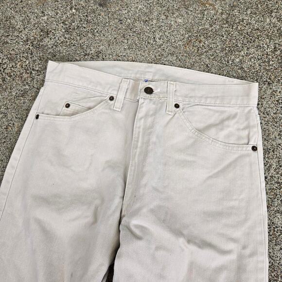 Vtg 70s 80s LEVI'S 505 White Tab Straight Leg Denim Jeans Tagged 32 x 32 USA - Picture 2 of 8